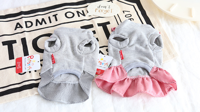 华夫格子学生装