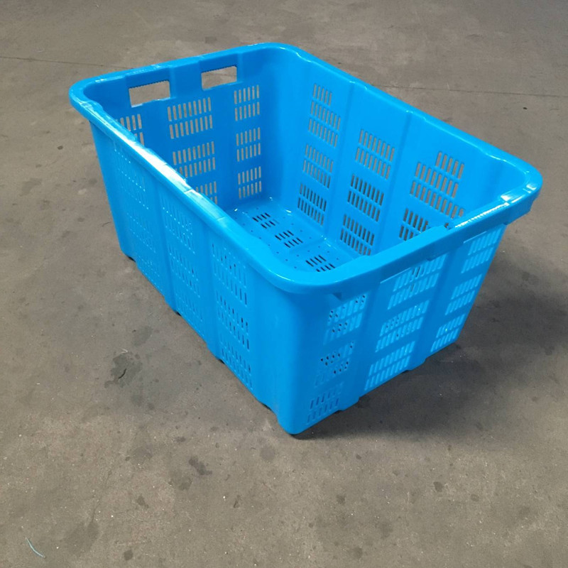 大号塑料周转一米箩 上大下小 可套叠1米筐浙江塑料筐 全新料
