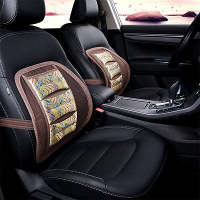 高档民族风腰靠垫车载办公室护腰靠垫四季通用座椅腰托透气靠背|ru