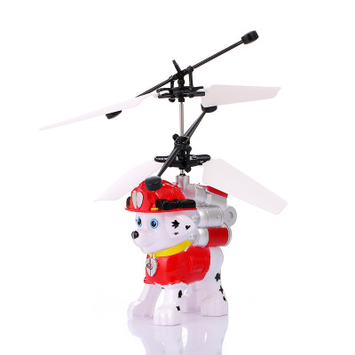 斑點狗卡通兒童創意感應飛行器 新奇特玩具廣場懸浮飛機生日禮物
