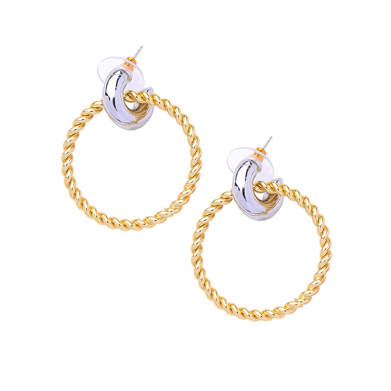 Creative Minimalist Geometric Exaggerated Circle Earrings Female Earrings display picture 16
