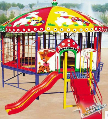 Kindergarten Trampoline children's trampoline square trampoline night market stall trampoline amusement park custom trampoline jumping bed