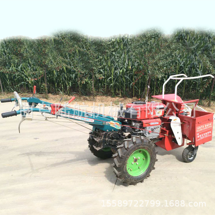 经济实用易操作汽油动力性能稳定单行玉米收获机 玉米收获机价格