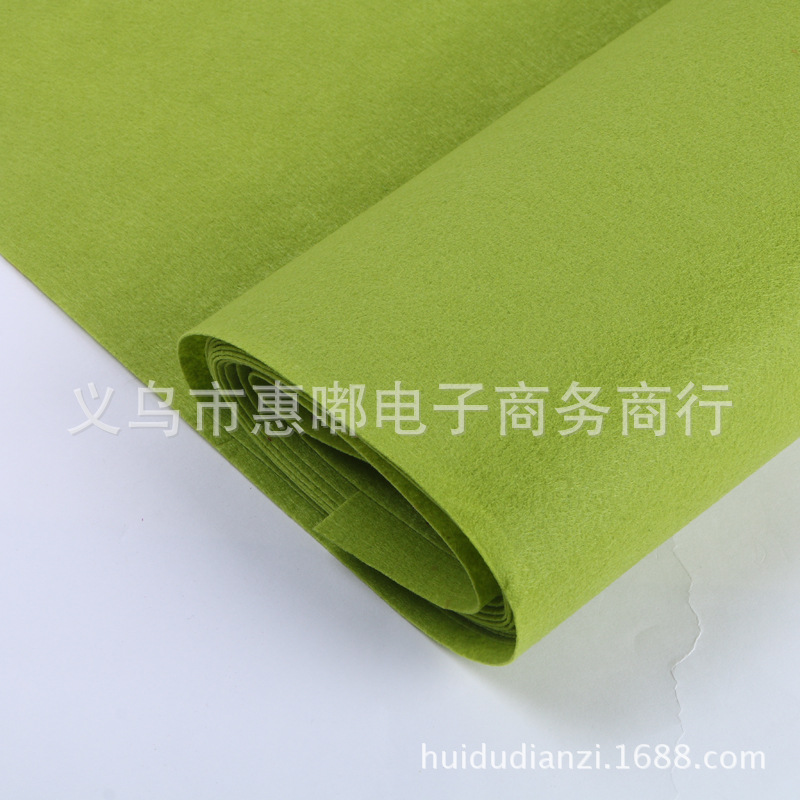 厂家直销欧标环保无纺布手工艺品diy彩色不织布戟绒毛毡布批发