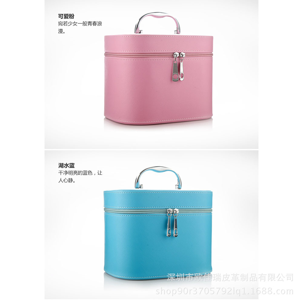 淘宝爆款定制珠宝盒   首饰化妆品收纳盒 精品珠宝化妆品皮盒