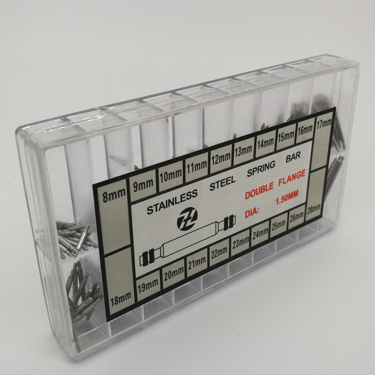 手表配件 1.5粗盒装表耳无缝弹簧表带连接轴 表轴 生耳杆8