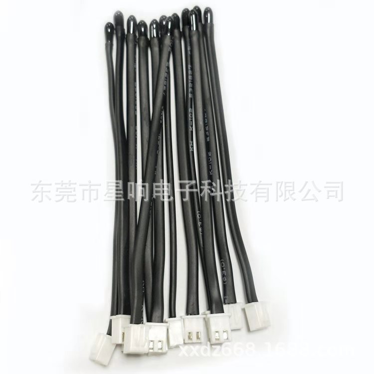 100K 3950 1%环氧头带线ntc热敏温度探头 专业生产 品质保障