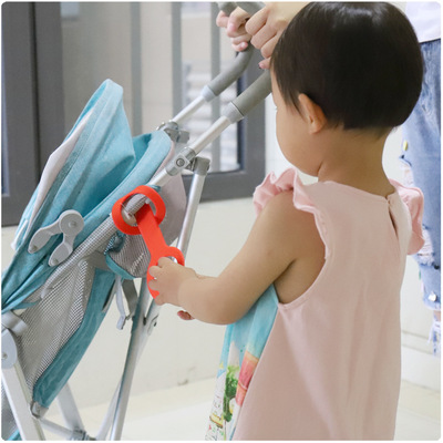 硅胶婴儿推车把手童车伞车用儿童防丢学步带宝宝学步安全防摔手环