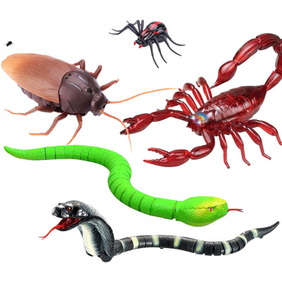 整蛊昆虫遥控蟑螂 仿真动物电动玩具模型遥控玩具蛇新奇特玩具