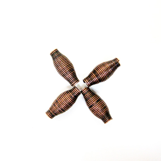 订珠辅料弹簧珠  橄榄形弹簧珠4*8MM