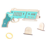 Резинка, деревянная головоломка, игрушка для школьников, трехмерный конструктор ручной работы, DIY, 3D