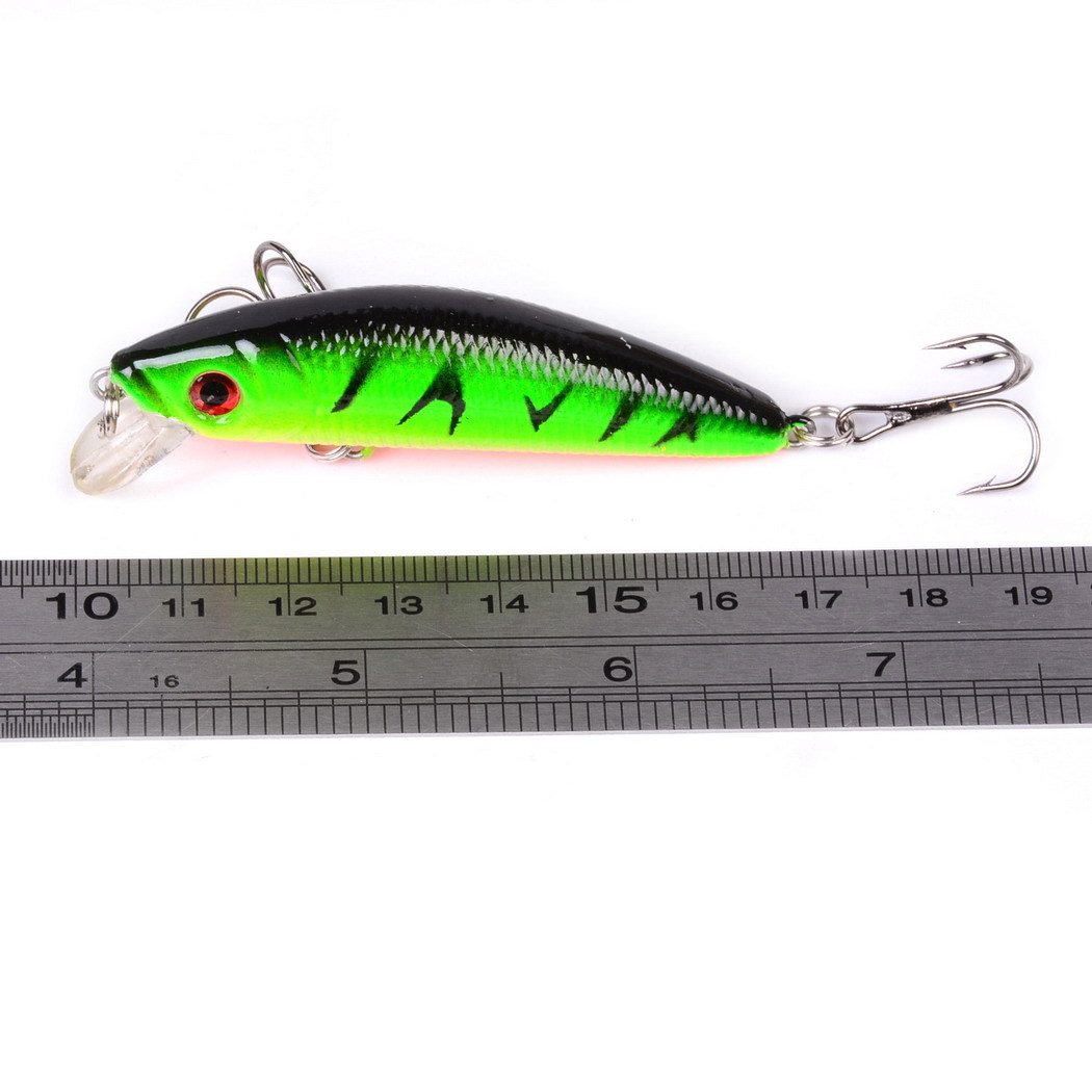 10 Colors Sinking Minnow Lures Deep Diving Minnow Lures Fresh Water Bass Swimbait Tackle Gear