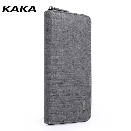 New wallet men's long Oxford cloth hand-held young men's simple fashion student Korean style wallet