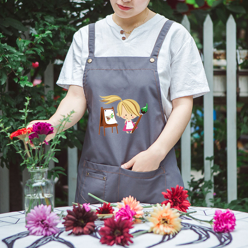 Actividad padre-hijo estudio delantal herramientas maestro jardín de infantes educación temprana entrenamiento maestro experiencia manual DIY multi-Bolsillo