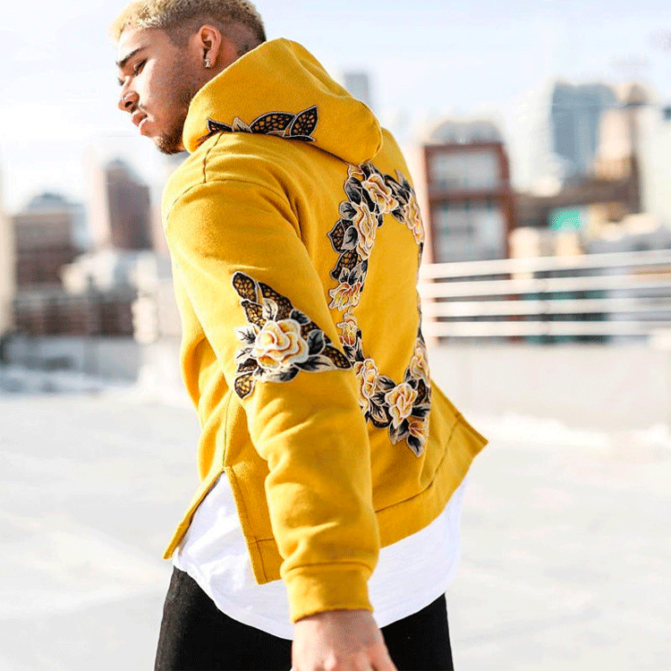 2024 Cross-Border E-Commerce Export New 3D Printed Men's Hooded Cardigan Jacket Wholesale Dropshipping