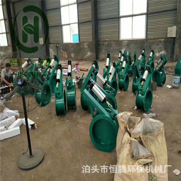 气动风量调节阀400型通风蝶阀 除尘尘气调风阀  管道通风阀