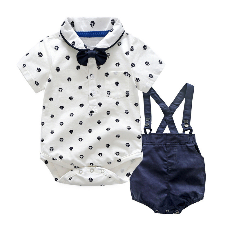 Cross-border new summer baby suit gentle...