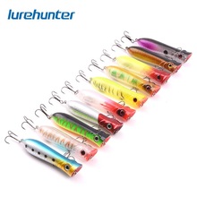 Floating Popper Fishing Lures 80mm 10g Hard Plastic Baits Fresh Water Bass Swimbait Tackle Gear