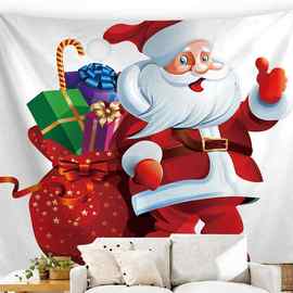 厂家直销 挂布外贸eBay亚马逊热卖装饰布 圣诞 印花挂毯