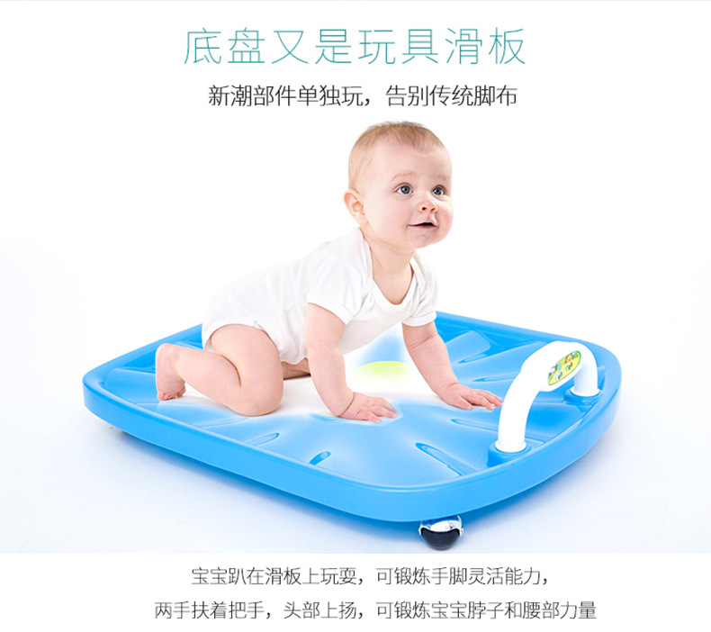 美国PORSAPIM超大底盘仿侧翻音乐婴儿学步车拉尿智能感应玩具滑板详情图5