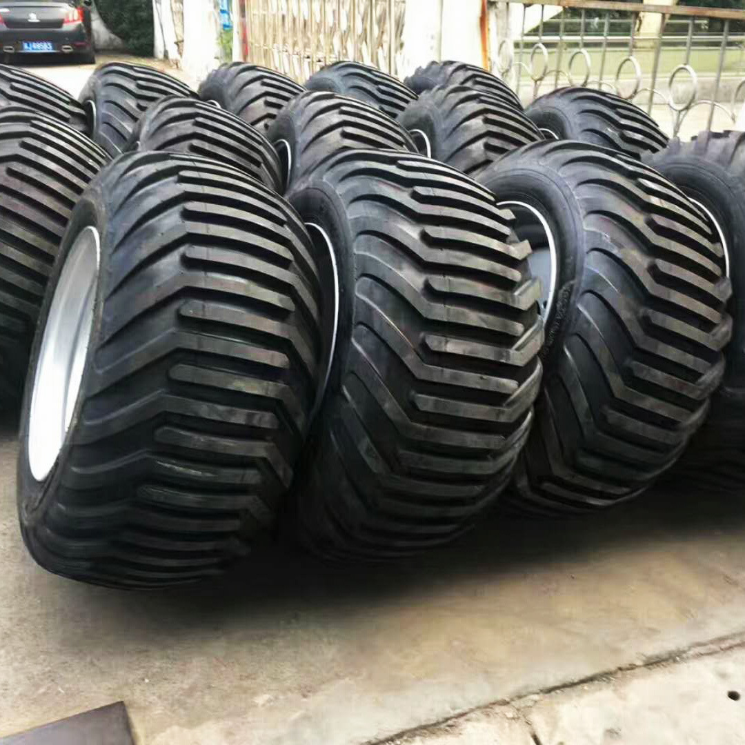 厂家供应650/50-22.5农用工具车轮胎农场拖车轮胎钢圈可配三包