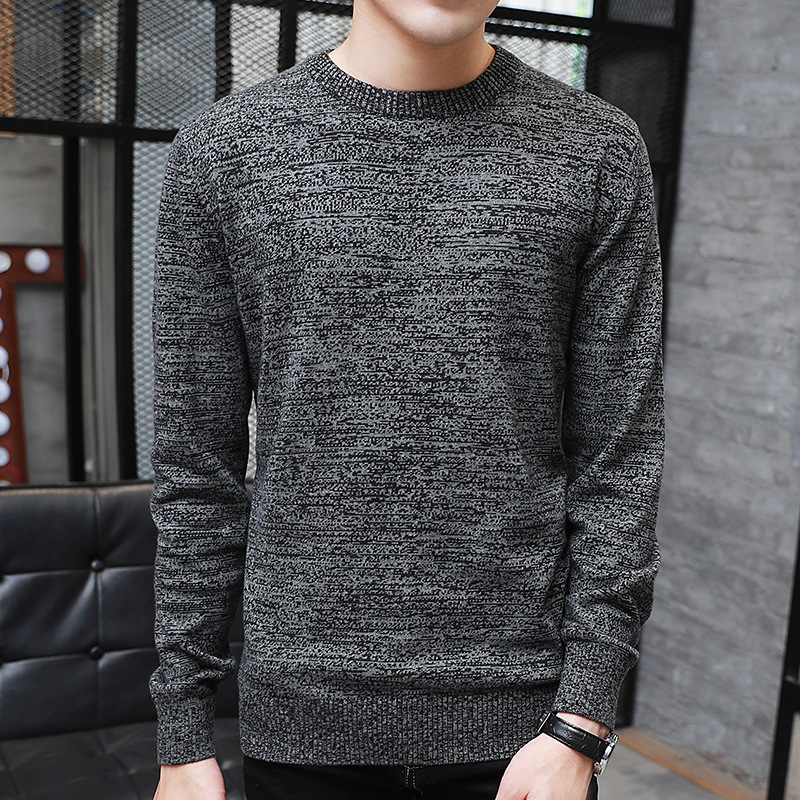 New men's autumn and winter thin knitted...