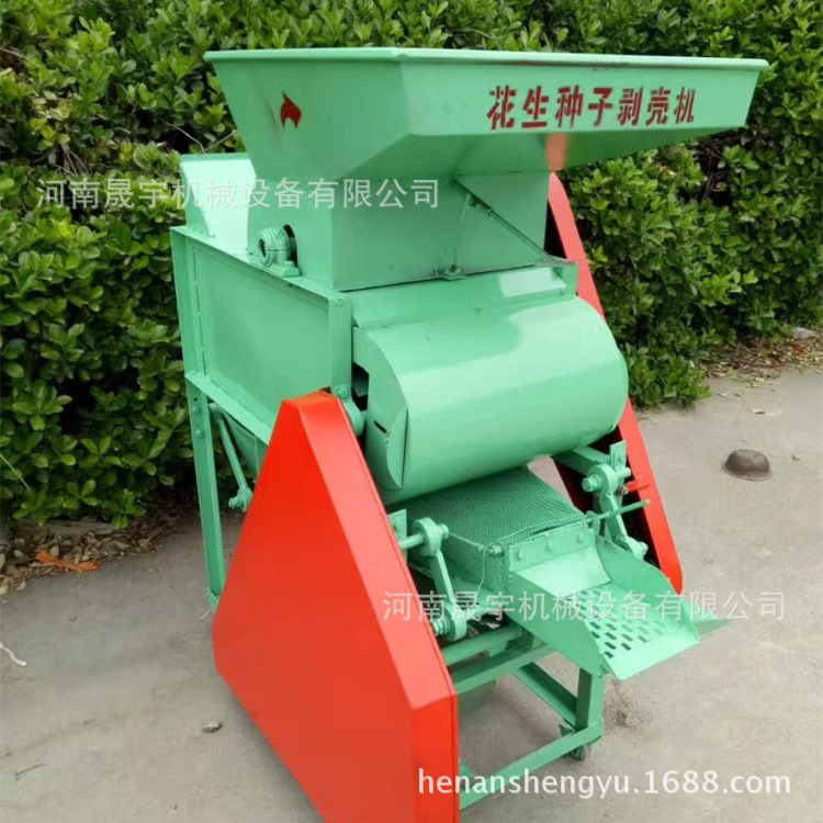 全自动花生果子脱壳机 大型电动种子剥壳机 花生扒皮机大量供应