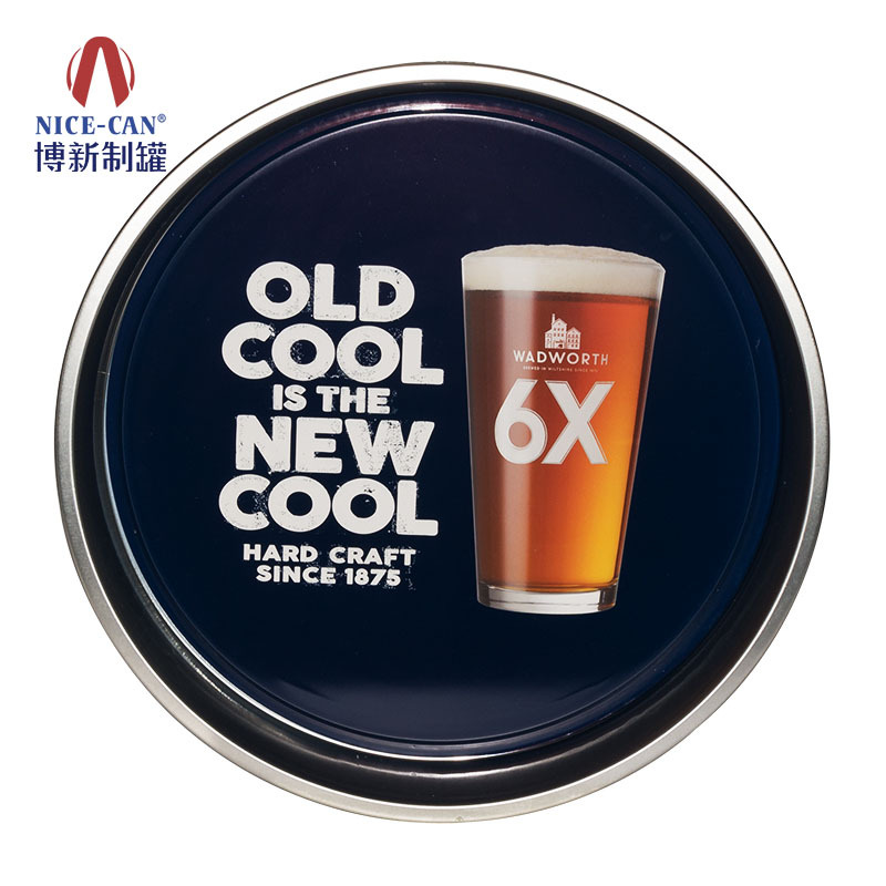 厂家直销出口欧美高端托盘 啤酒金属托盘 加厚马口铁托盘|ms