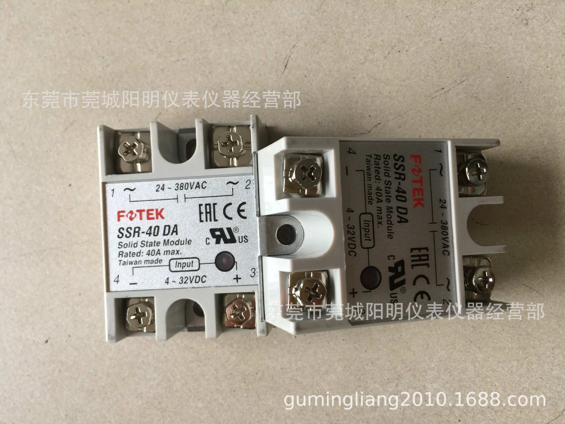 全新原装正品 台湾阳明FOTEK 固态继电器 SSR-40DA 固态模组