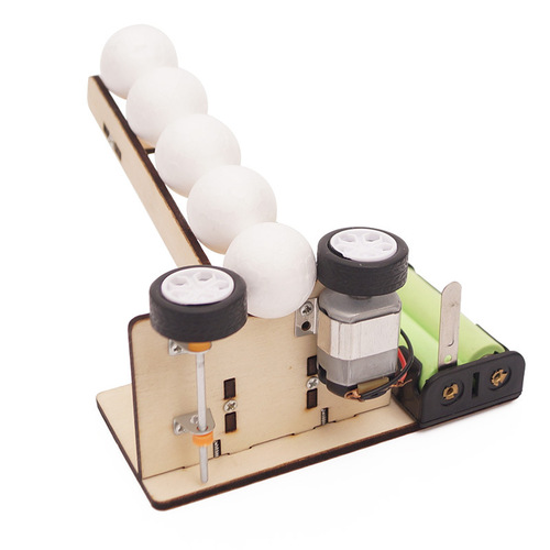Factory direct sales technology small production diy handmade ball machine set children's science small experiment lesson stem teaching aids