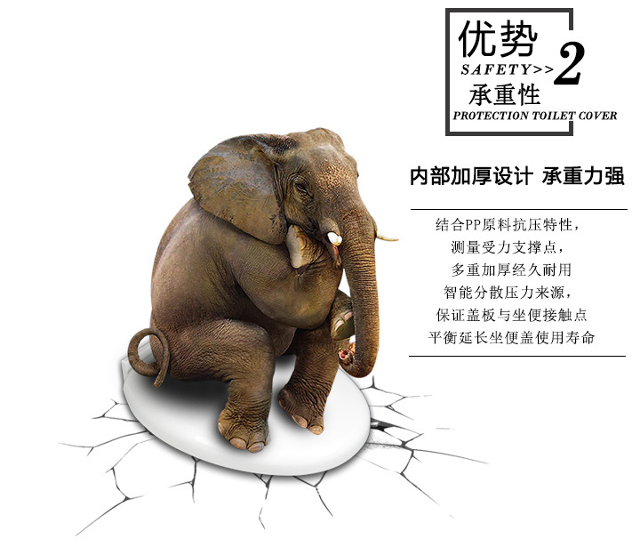 【 Factory Direct Supply 】 Double-button quick-release V-shaped toilet seat cover, thickened toilet seat cover, slow-lowering toilet seat cover undefined