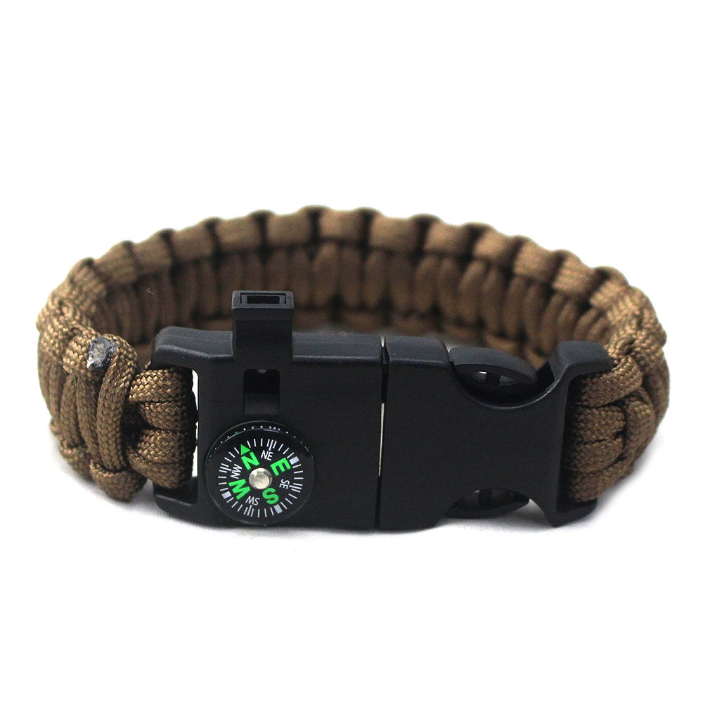 Travel universal bracelet, waterproof lighter, needle