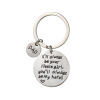 Yuna I'm Always Be Your Little Girl Father's Day Gift DAD keychain