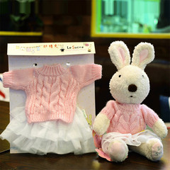 Sugar Rabbit Prince Rabbit Plush Toy, Cute Little Rabbit, Fuzzy Toy, Cloth Doll, Plaything, Skirt