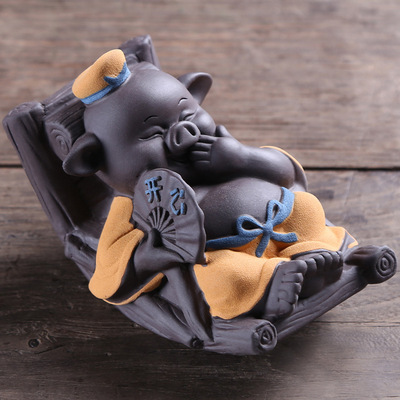 originality lovely Cinnabar Tea darling Boutique Cinnabar Tea Play Shook chair Piggy Home Furnishing Decoration customized