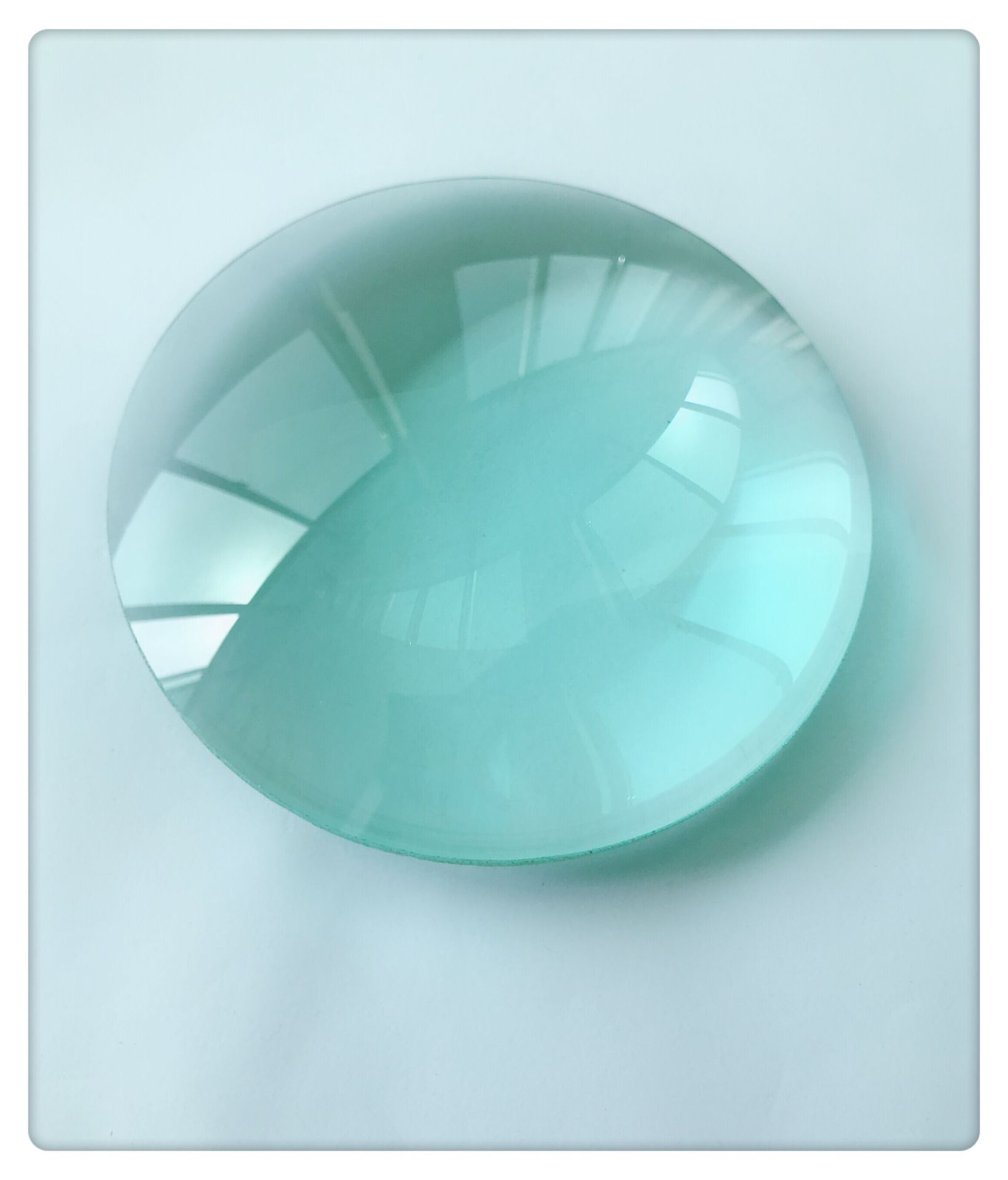 生产供应 127mm*8D青玻 带灯阅读鉴定 双凸台式 珠宝放大镜