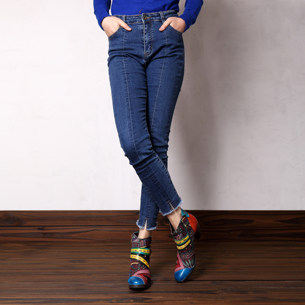 Bottes femme en En cuir - Ref 3354816 Image 10