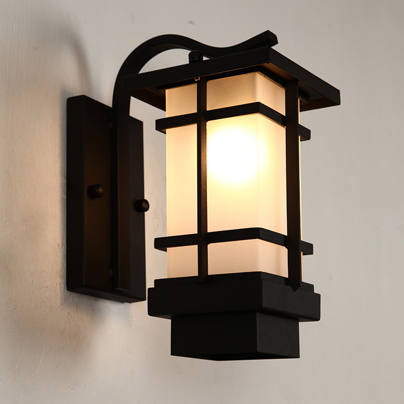 Die-cast Aluminum Rust-proof And Waterproof Retro Wall Lamp Chinese Style Outdoor Balcony Aisle Villa Wall Lamp Free Shipping