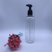 厂家直销250ml圆肩透明润肤乳pet塑料瓶子化妆喷水按压瓶