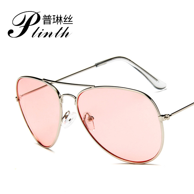 Cross-border supply 2018 fashion transparent marine sunglasses retro sunglasses jelly sunglasses 3026