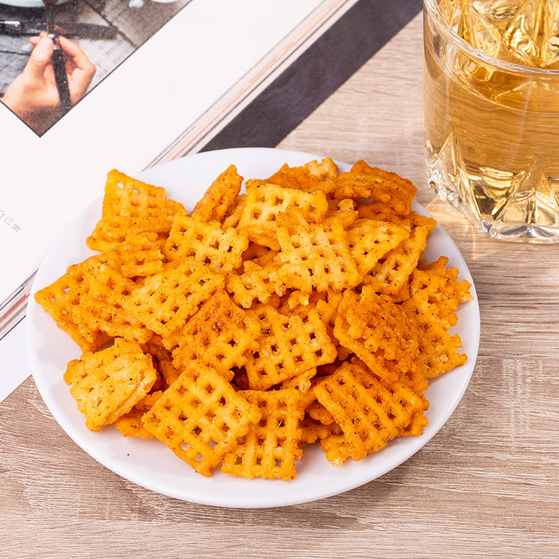 陕西特产锅巴办公室零食大地猫椒香麻辣味锅巴220克袋装