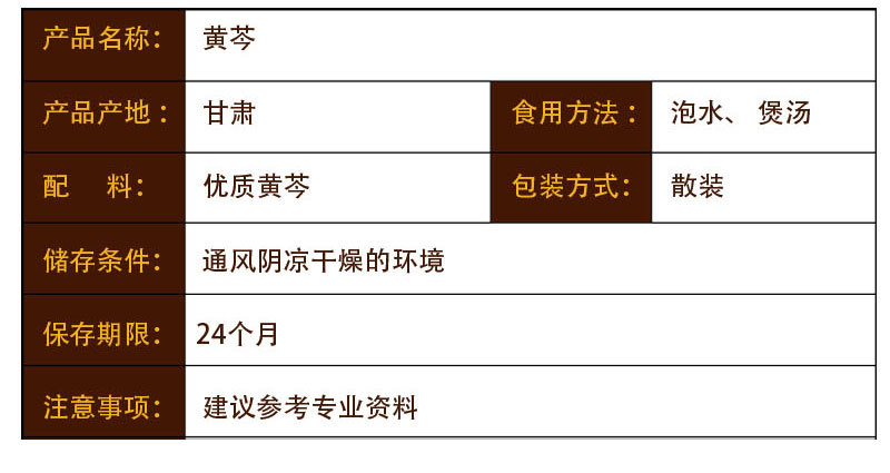 Huang Qin Slices (Scutellaria baicalensis) — Sulfur-Free Dried Root for Tea & Decoction key features