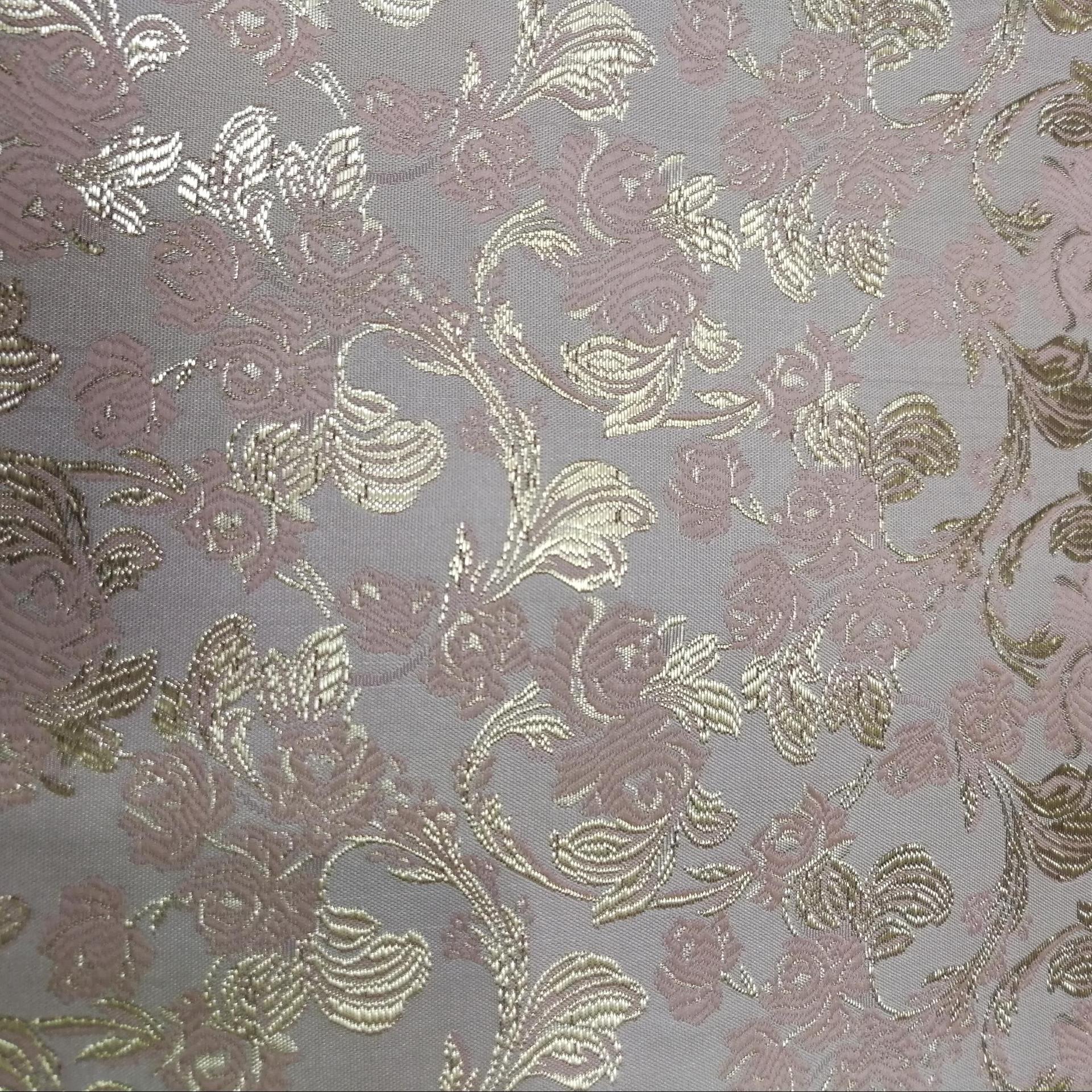 色织金银丝秋冬款时尚提花面料童装礼服连衣裙鞋料箱包抱枕