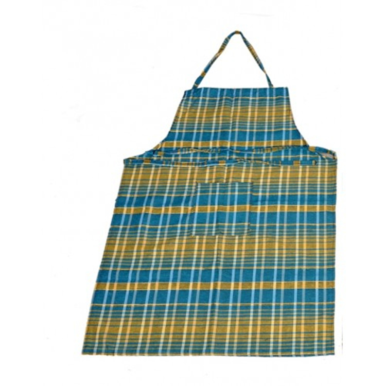 2018简约风厨房亚麻围裙全棉围裙家用围裙多款多色可定制LOGO