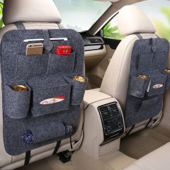 Storage Box Back Seat Hanging Bag Car Rear Seat Felt Organizer Bag Seat Back Bag Car Seat Storage Bag