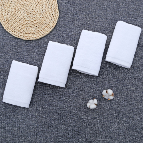 100g 21-strand white towel pure cotton linen, thickened, soft, water-absorbent and soft hotel supplies