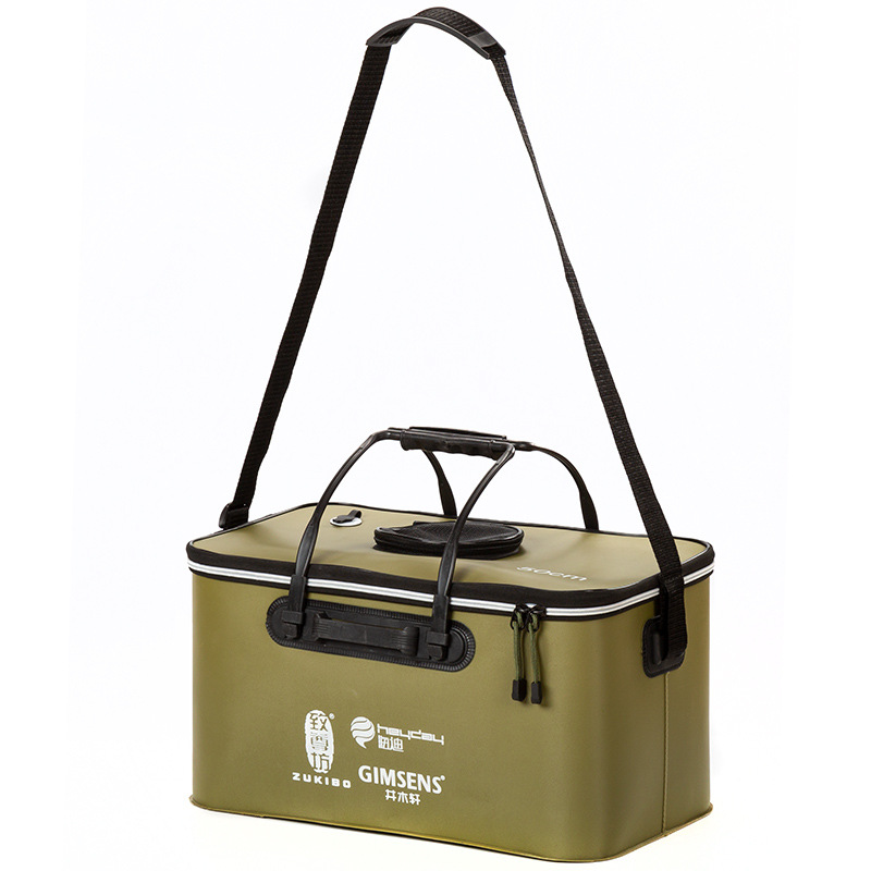 EVA加厚活鱼桶 渔具钓鱼用品多功能可折叠装鱼桶鱼护箱打水桶钓桶