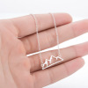 Cute fashionable brand necklace, chain, accessory, city style, simple and elegant design, suitable for import, wholesale