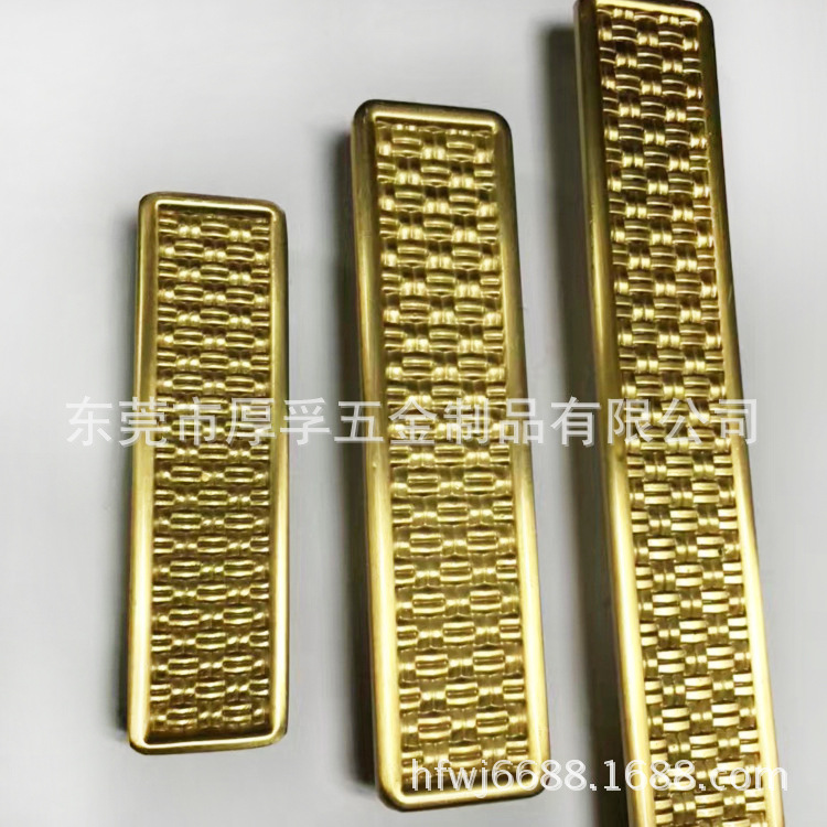 黄铜铸造加工 黄铜压铸 家具五金配件 铜拉手 合页 装饰件