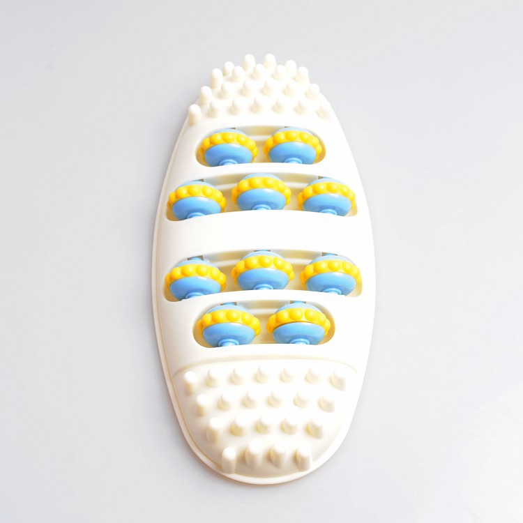 脚底按摩器10458 足部推拿足三里 脚底穴位滚轮穴位按摩经络家用|ru